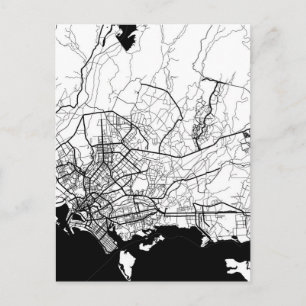 Cartão Postal Mapa de Karachi Paquistão