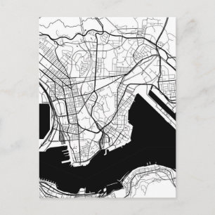 Cartão Postal Mapa de Kowloon Hong Kong