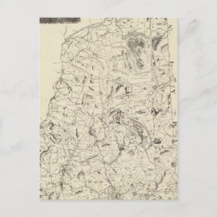 Cartão Postal Mapa de Nova Hampshire 1816