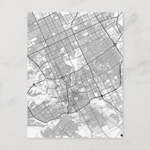 Cartão Postal Mapa de Riade Arábia Saudita