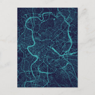 Cartão Postal Mapa de Roma