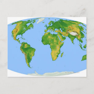 Cartão Postal Mapa de Vegetação 4