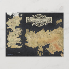 Cartão Postal Mapa de Westeros