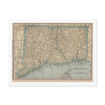Mapa do Connecticut