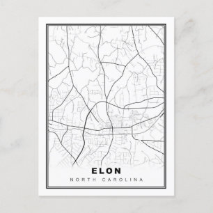 Cartão Postal Mapa do Elon