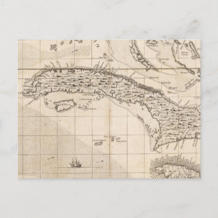 Cartão Postal Mapa do Império Britânico na América 14