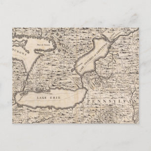 Cartão Postal Mapa do Império Britânico na América 6