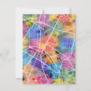 Cartão Postal Mapa do México de Guadalajara