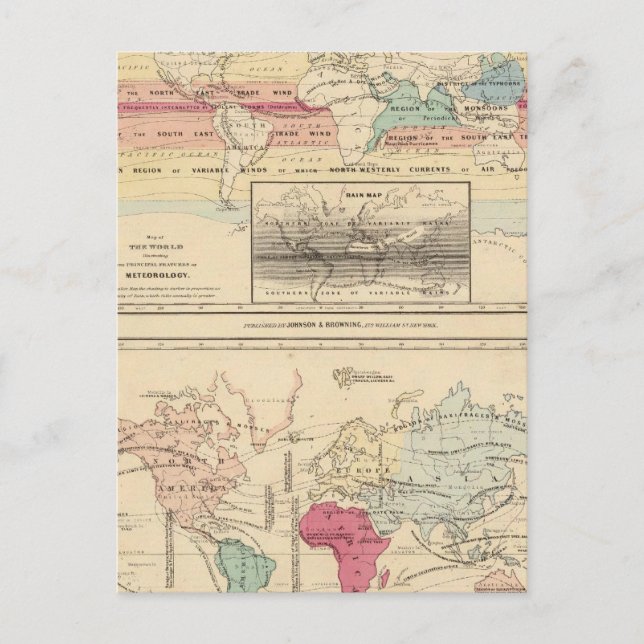 Cartão Postal Mapa do Mundo 2 (Frente)