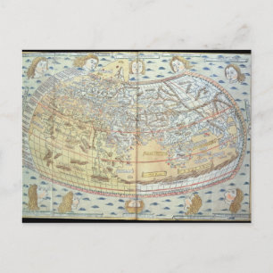 Cartão Postal Mapa do mundo 2