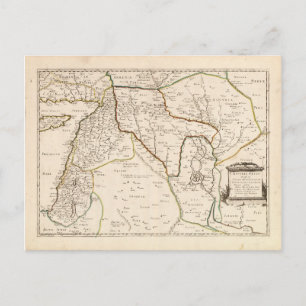 Cartão Postal Mapa do Oriente Médio (1651)