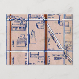 CARTÃO POSTAL MAPA DO SUBSÍDIO DE NOVA IORQUE, 1940 2