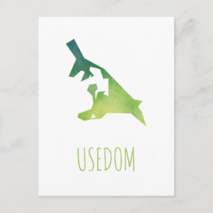 Cartão Postal Mapa do Uso