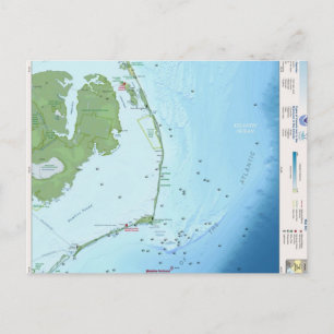 Cartão Postal Mapa Externo de Bancos