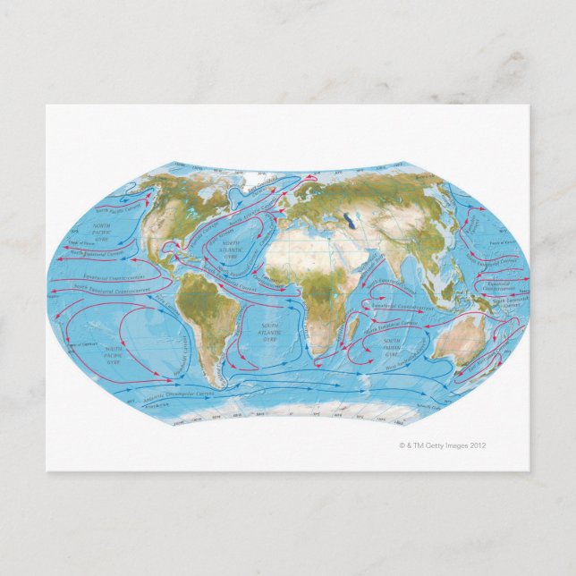 Cartão Postal Mapa Ilustrado (Frente)