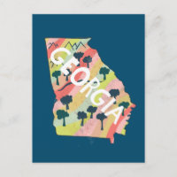 Mapa Ilustrado da Geórgia