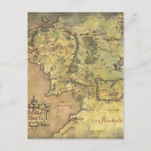 Cartão Postal Mapa MIDDLE EARTH™