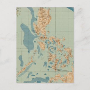 Cartão Postal Mapa n.o 4 orográfico