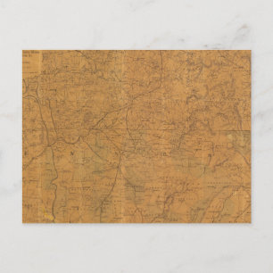 Cartão Postal Mapa oficial da Lloyd's do Estado do Tennessee