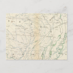 Cartão Postal Mapa XVIII de genes