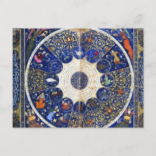 Cartão Postal Mapas e constelações Astronômicas Vintage