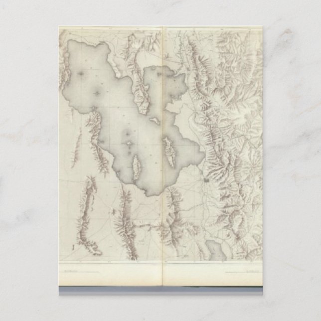 Cartão Postal Mapas Topográficos Compostos IV (Frente)
