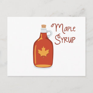 Cartão Postal Maple Syrup
