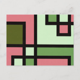 Cartão Postal mapper #5 ポストカード 抽象画 モダン 幾何学