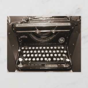 Cartão Postal Máquina da máquina de escrever