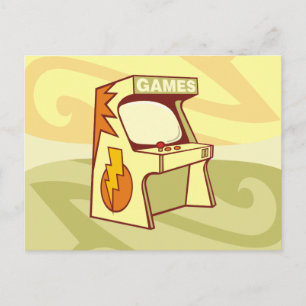 Cartão Postal Máquina de Arcade
