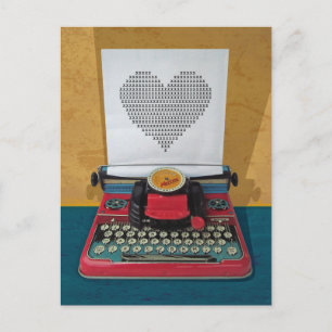 Cartão Postal Máquina de Digitalização de Brinquedos de Vintage,