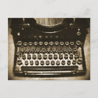 Cartão Postal Máquina de escrever