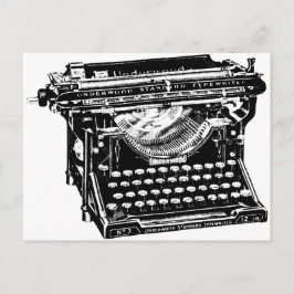 Cartão Postal Máquina de Escrever Underwood