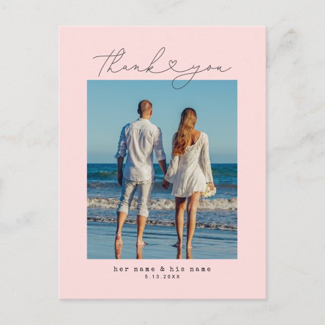 Cartão Postal Máquina de Espelhamento Simples e Minimalista (Frente)