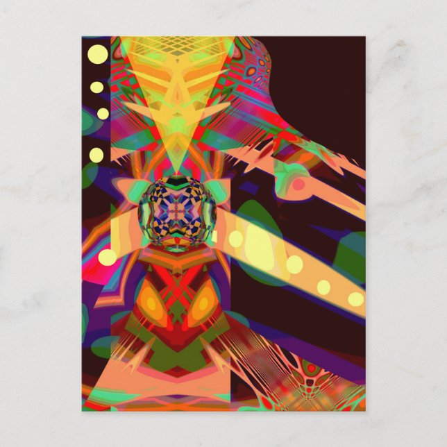 Cartão Postal Máquina de música (Frente)