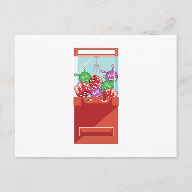 Cartão Postal Máquina de velas (Frente)