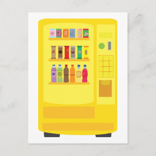 Cartão Postal Máquina de Venda
