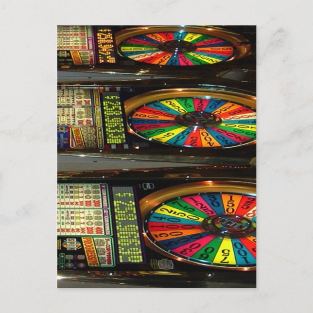 Cartão Postal Máquinas De Slot Las Vegas (Frente)