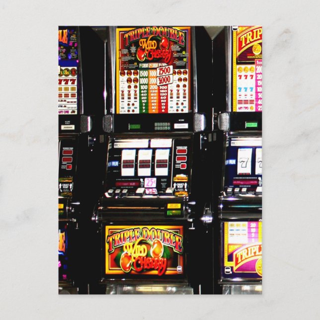Cartão Postal Máquinas de Sonhar em Las Vegas (Frente)