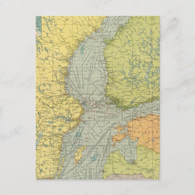 Cartão Postal Mar Báltico (Frente)