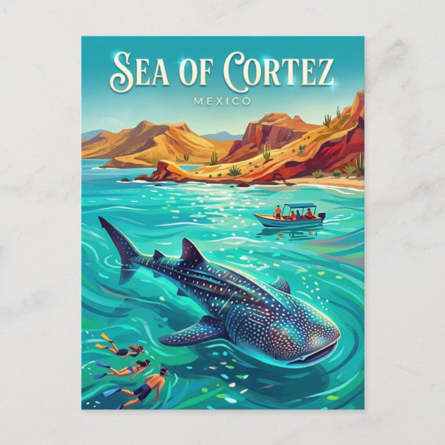 Cartão Postal Mar de Cortez México (Frente)