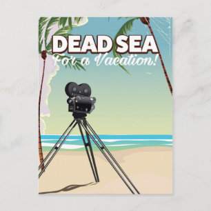 Cartão Postal Mar de morto para uma Férias! Poster de viagens