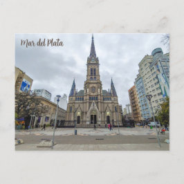 Cartão Postal Mar del Plata, Argentina, Basilica Los Santos