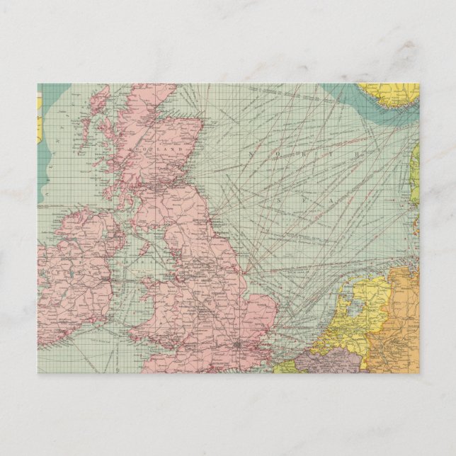 Cartão Postal Mar do Norte (Frente)