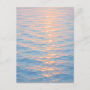 Cartão Postal Mar Esguiaçante - Estilo de Pintura Pastel