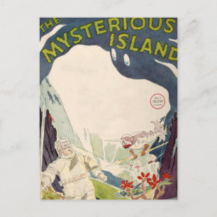 Cartão Postal Mar náutico da ilha misteriosa do filme do filme