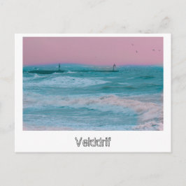Cartão Postal Mar Oceano Velddrif África do Sul Natureza Tempest