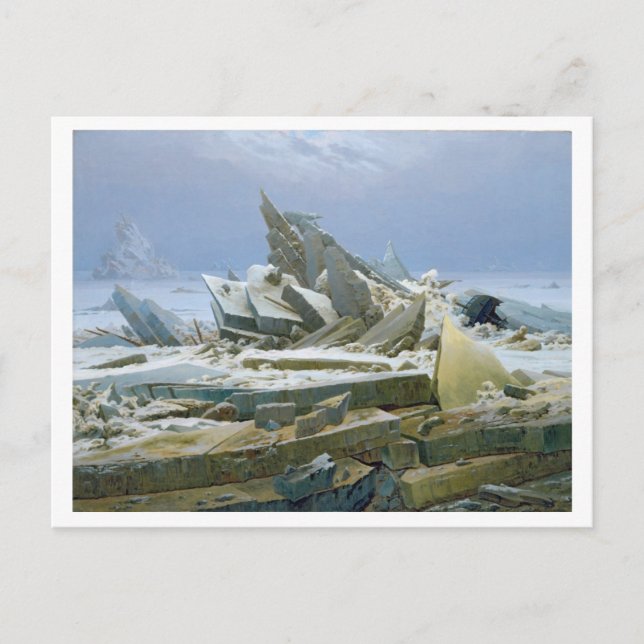 Cartão Postal Mar Polar, 1824 (Frente)