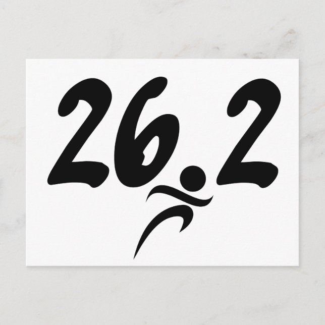 Cartão Postal Maratona 26.2 (Frente)