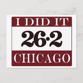 Cartão Postal Maratona de Chicago